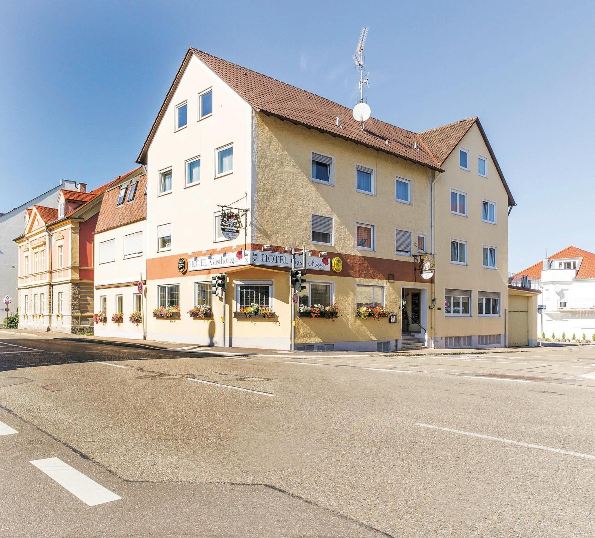 Hotel Gasthof Rose Günzburg Esterno foto